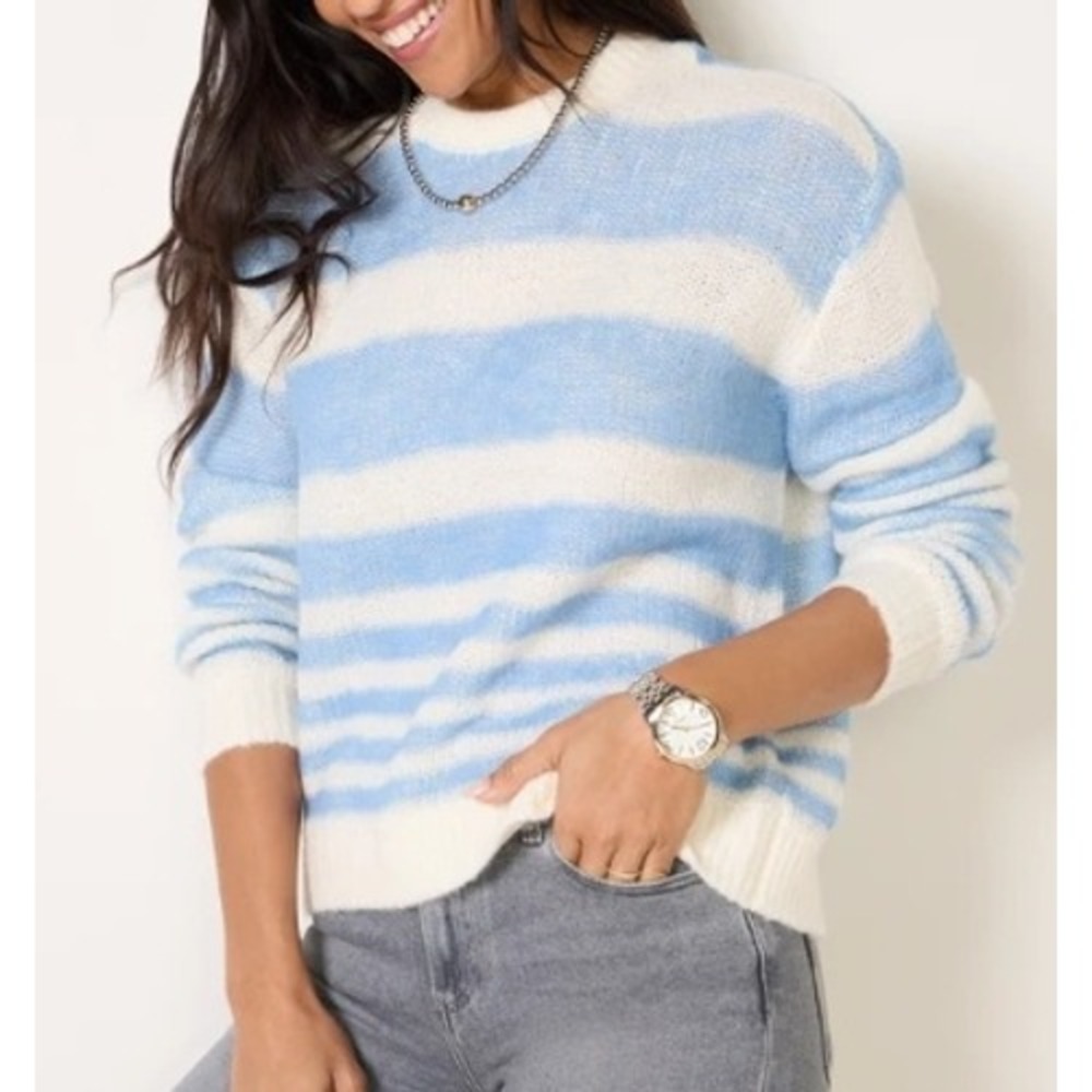 Pistola Moa Stripe Bubble-Knit Sweater